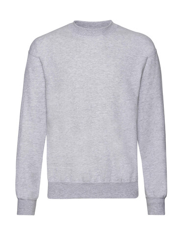 Fruit of the Loom Classic Set In Sweat, Heather Grey, 4XL bedrucken, Art.-Nr. 216011239