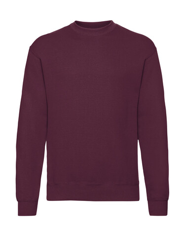 Fruit of the Loom Classic Set In Sweat, Burgundy, XL bedrucken, Art.-Nr. 216014486