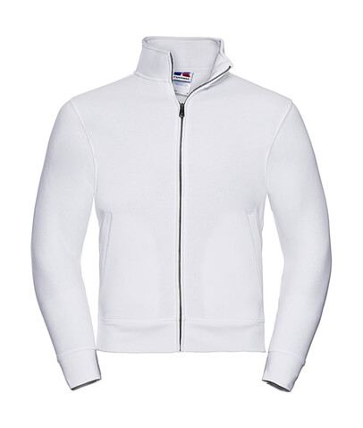 Russell Europe Men`s Authentic Sweat Jacket, White, S bedrucken, Art.-Nr. 220000003