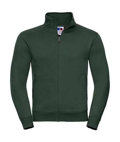 Russell Europe Men`s Authentic Sweat Jacket, Bottle Green, XS bedrucken, Art.-Nr. 220005402