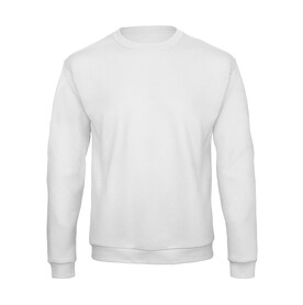 B &amp;amp; C ID.202 50/50 Sweatshirt Unisex, White, XS bedrucken, Art.-Nr. 220420002