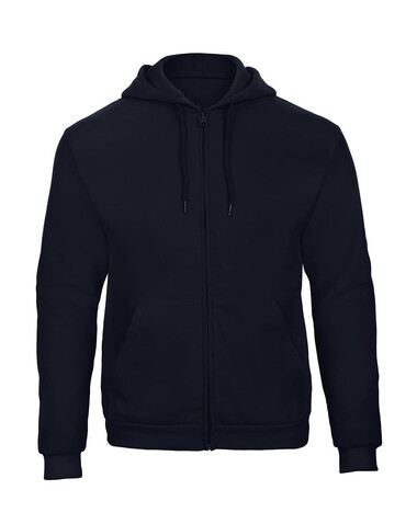 B &amp; C ID.205 50/50 Hooded Full Zip Sweat Unisex, Navy, M bedrucken, Art.-Nr. 222422004