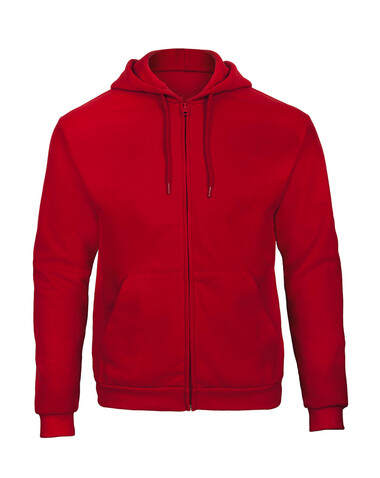 B &amp; C ID.205 50/50 Hooded Full Zip Sweat Unisex, Red, 2XL bedrucken, Art.-Nr. 222424007