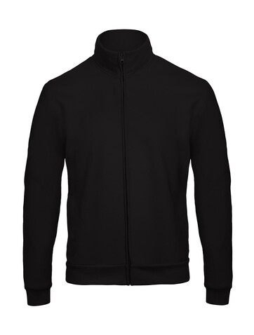 B &amp; C ID.206 50/50 Full Zip Sweat Unisex, Black, S bedrucken, Art.-Nr. 223421013