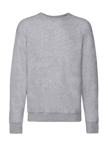 Fruit of the Loom Lightweight Raglan Sweat, White, S bedrucken, Art.-Nr. 227010003