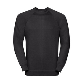 Russell Europe Classic Raglan Sweatshirt, Black, XS bedrucken, Art.-Nr. 237001012 Russell Europe Classic Raglan Sweatshirt, Black, XS bedrucken, Art.-Nr. 237001012