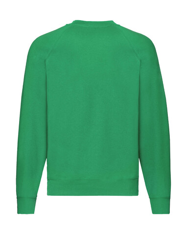 Fruit of the Loom Classic Raglan Sweat, Red, 2XL bedrucken, Art.-Nr. 237014007