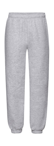 Fruit of the Loom Kids` Premium Elasticated Cuff Jog Pants, Heather Grey, 140 (9-11) bedrucken, Art.-Nr. 246011236