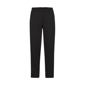 Fruit of the Loom Classic Open Hem Jog Pants, Black, S bedrucken, Art.-Nr. 253011013