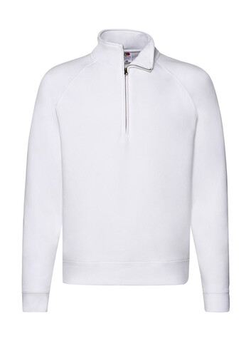 Fruit of the Loom Premium Zip Neck Sweat, White, L bedrucken, Art.-Nr. 261010005 Fruit of the Loom Premium Zip Neck Sweat, White, L bedrucken, Art.-Nr. 261010005