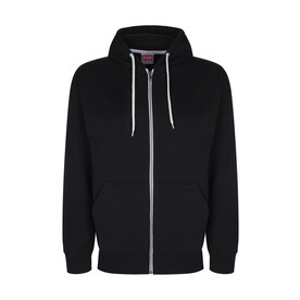 FDM Team Zip Hoodie, Black, S bedrucken, Art.-Nr. 266551013