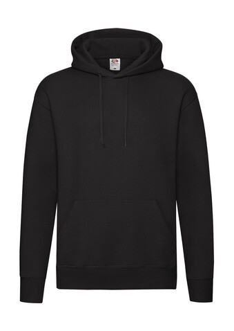 Fruit of the Loom Premium Hooded Sweat, Black, 2XL bedrucken, Art.-Nr. 275011017