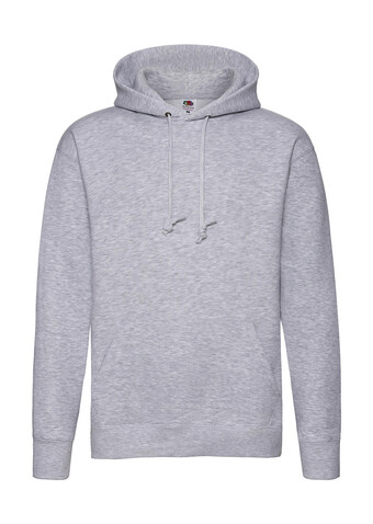 Fruit of the Loom Premium Hooded Sweat, Heather Grey, S bedrucken, Art.-Nr. 275011233
