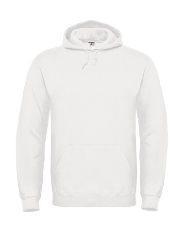 B &amp; C ID.003 Cotton Rich Hooded Sweatshirt, White, XS bedrucken, Art.-Nr. 275420002