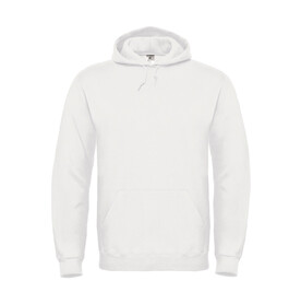 B &amp;amp; C ID.003 Cotton Rich Hooded Sweatshirt, White, XS bedrucken, Art.-Nr. 275420002