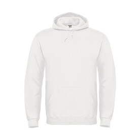 B &amp;amp; C ID.003 Cotton Rich Hooded Sweatshirt, White, XS bedrucken, Art.-Nr. 275420002