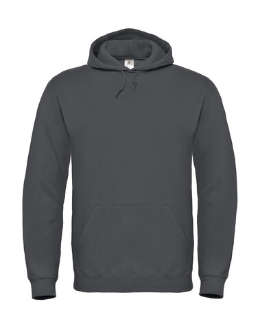 B &amp; C ID.003 Cotton Rich Hooded Sweatshirt, Anthracite, XS bedrucken, Art.-Nr. 275421402