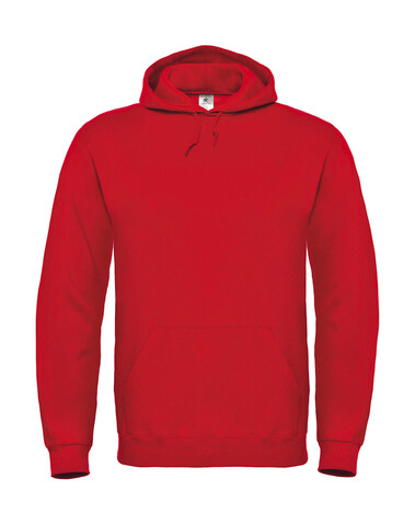 B &amp; C ID.003 Cotton Rich Hooded Sweatshirt, Red, L bedrucken, Art.-Nr. 275424005