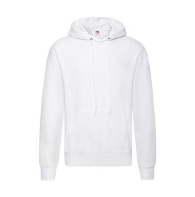 Fruit of the Loom Classic Hooded Sweat, White, S bedrucken, Art.-Nr. 276010003