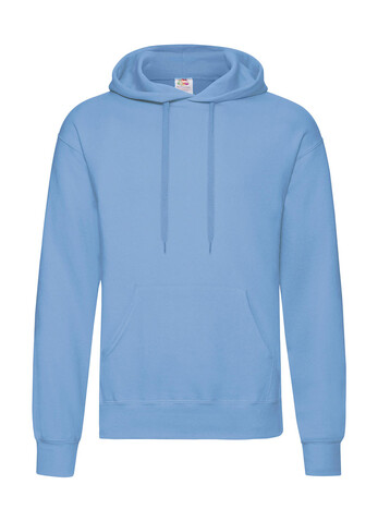 Fruit of the Loom Classic Hooded Sweat, Sky Blue, S bedrucken, Art.-Nr. 276013203