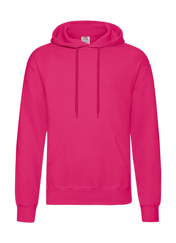 Fruit of the Loom Classic Hooded Sweat, Fuchsia, 2XL bedrucken, Art.-Nr. 276014397