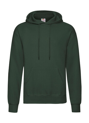 Fruit of the Loom Classic Hooded Sweat, Bottle Green, S bedrucken, Art.-Nr. 276015403