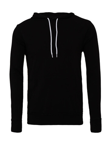 Bella Unisex Poly-Cotton Pullover Hoodie, Black, M bedrucken, Art.-Nr. 276061014