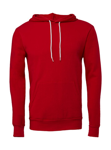 Bella Unisex Poly-Cotton Pullover Hoodie, Red, XS bedrucken, Art.-Nr. 276064002