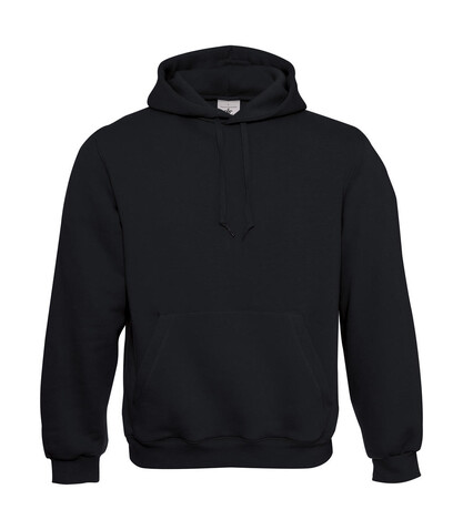 B &amp; C Hooded Sweatshirt, Black, 2XS bedrucken, Art.-Nr. 276421011