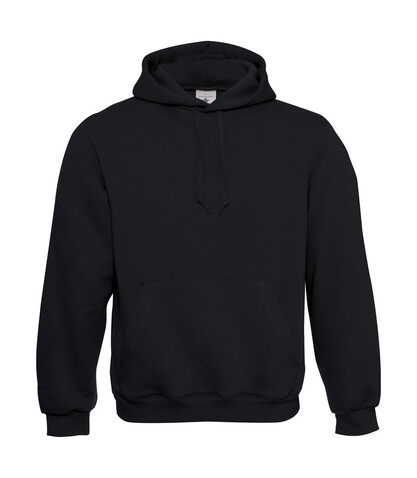 B &amp; C Hooded Sweatshirt, Black, XS bedrucken, Art.-Nr. 276421012