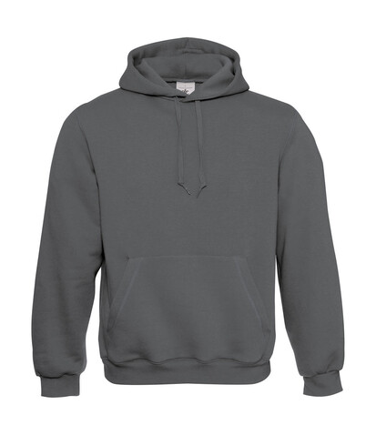 B &amp; C Hooded Sweatshirt, Steel Grey, XS bedrucken, Art.-Nr. 276421112