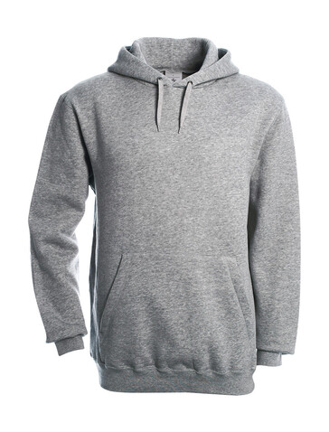 B &amp; C Hooded Sweatshirt, Heather Grey, 2XS bedrucken, Art.-Nr. 276421231