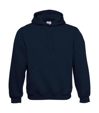 B &amp; C Hooded Sweatshirt, Navy, XL bedrucken, Art.-Nr. 276422006