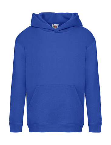 Fruit of the Loom Kids` Premium Hooded Sweat, Royal, 152 (12-13) bedrucken, Art.-Nr. 278013007