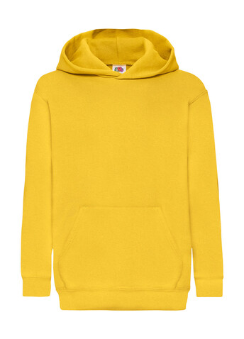 Fruit of the Loom Kids` Classic Hooded Sweat, Sunflower, 164 (14-15) bedrucken, Art.-Nr. 280016018