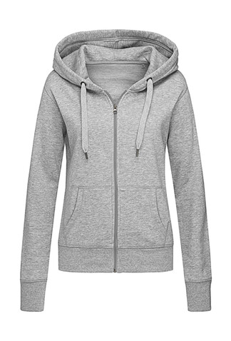 Stedman Sweat Jacket Select Women, Grey Heather, XL bedrucken, Art.-Nr. 283051236