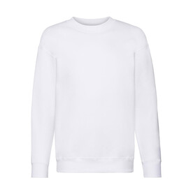 Fruit of the Loom Kids` Premium Set-In Sweat, White, 104 (3-4) bedrucken, Art.-Nr. 286010003 Fruit of the Loom Kids` Premium Set-In Sweat, White, 104 (3-4) bedrucken, Art.-Nr. 286010003
