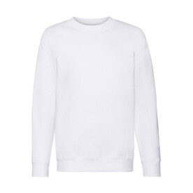 Fruit of the Loom Kids` Premium Set-In Sweat, White, 104 (3-4) bedrucken, Art.-Nr. 286010003