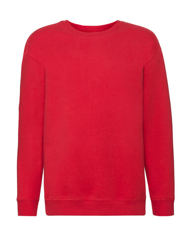 Fruit of the Loom Kids` Premium Set-In Sweat, Red, 116 (5-6) bedrucken, Art.-Nr. 286014004