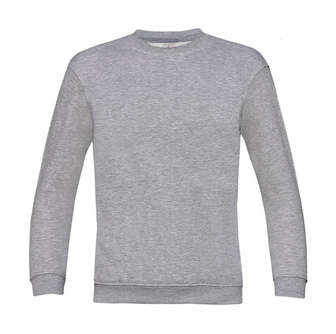 B &amp; C Set In/kids Sweat, Heather Grey, 12/14 (152/164) bedrucken, Art.-Nr. 286421237