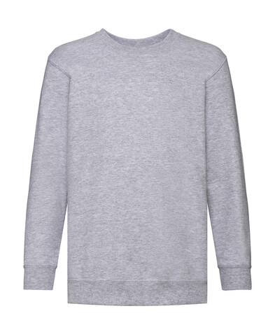 Fruit of the Loom Kids` Classic Set-In Sweat, White, 104 (3-4) bedrucken, Art.-Nr. 287010003