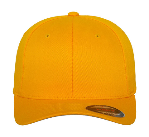 Flexfit Wooly Combed Cap, Gold, 2XL (59-64cm) bedrucken, Art.-Nr. 301686433