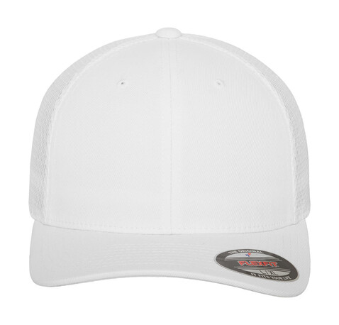 Flexfit Tactel Mesh Cap, White, L/XL bedrucken, Art.-Nr. 304680002