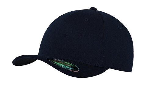 Flexfit Fitted Baseball Cap, Greenish Grey, S/M bedrucken, Art.-Nr. 305681361