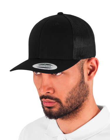 Yupoong Retro Trucker, Pink, One Size bedrucken, Art.-Nr. 306734190