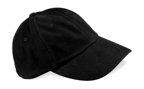 Beechfield Low Profile Heavy Brushed Cotton Cap, Black, One Size bedrucken, Art.-Nr. 310691010
