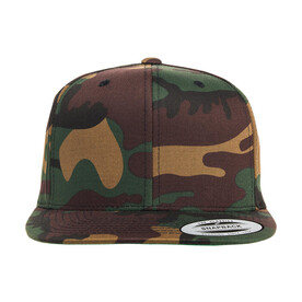 Yupoong Classic Snapback in Camo, Camouflage, One Size bedrucken, Art.-Nr. 310738310