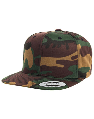 Yupoong Classic Snapback in Camo, Camouflage, One Size bedrucken, Art.-Nr. 310738310