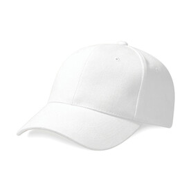 Beechfield Pro-Style Heavy Brushed Cotton Cap, White, One Size bedrucken, Art.-Nr. 312690000 Beechfield Pro-Style Heavy Brushed Cotton Cap, White, One Size bedrucken, Art.-Nr. 312690000