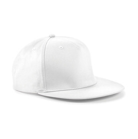Beechfield 5 Panel Snapback Rapper Cap, White, One Size bedrucken, Art.-Nr. 325690000 Beechfield 5 Panel Snapback Rapper Cap, White, One Size bedrucken, Art.-Nr. 325690000